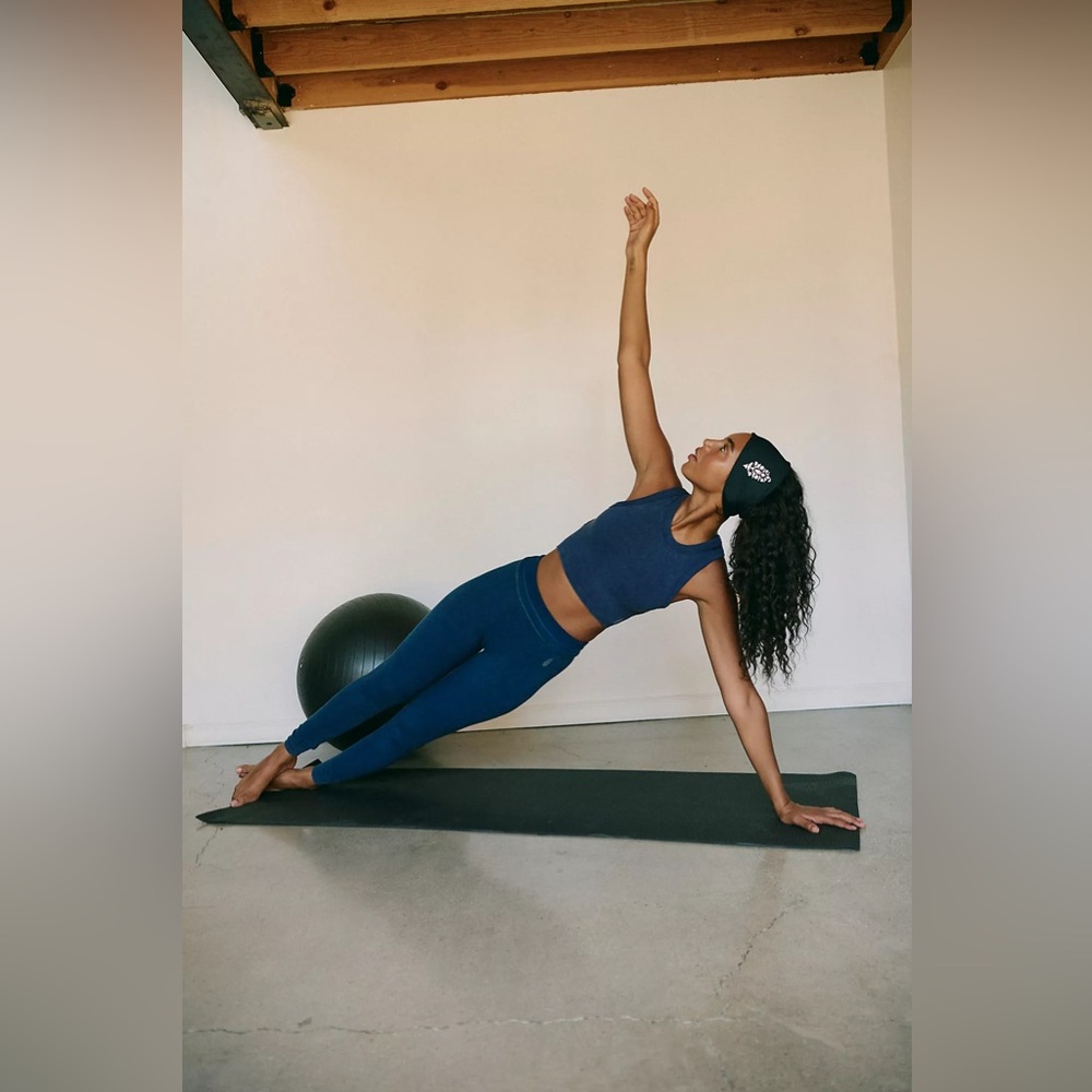 FP Movement by Free People Navy Blue Cutout Tank Top - Picture 4 of 7